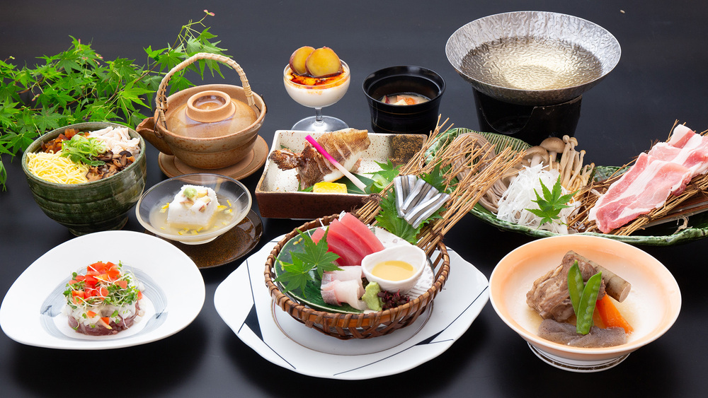 【宿泊割対象プラン】薩摩の“うまかもん”を一堂に！郷土料理会席プラン