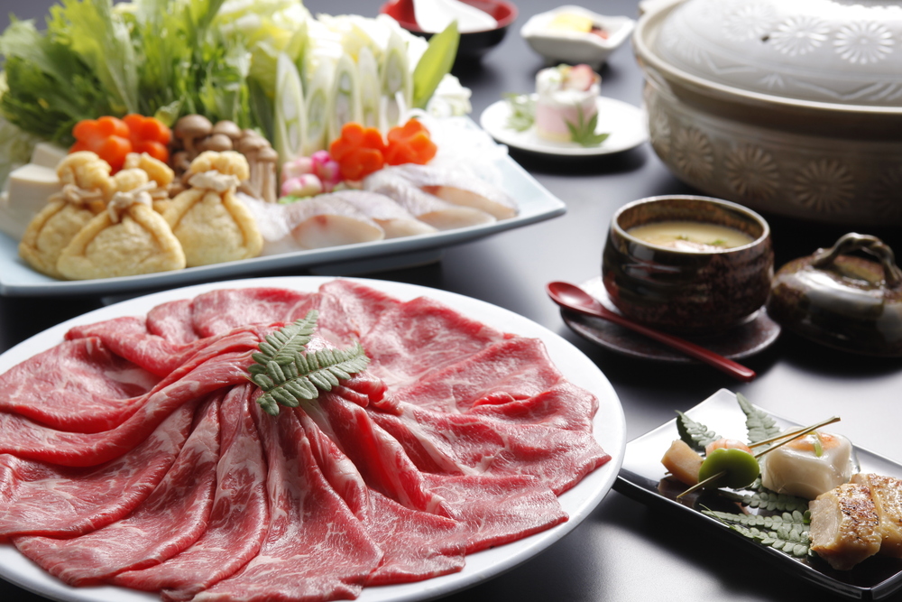 ◇牛しゃぶコース◇定番人気！和牛しゃぶしゃぶで素材の味を楽しむ♪≪一泊二食≫