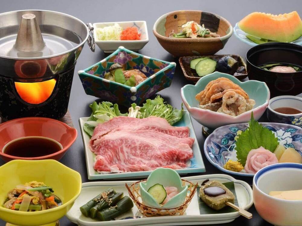 【自社HP限定】夏のスタミナ肉祭り！選べる米沢牛で作るオリジナル会席〇全制覇で地酒プレゼント＜2食付＞