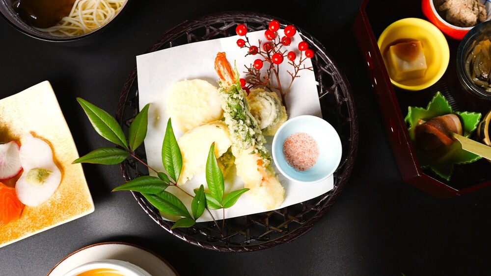 【少量会席プラン】全8品　信州牛すき焼き＋川魚お造り 