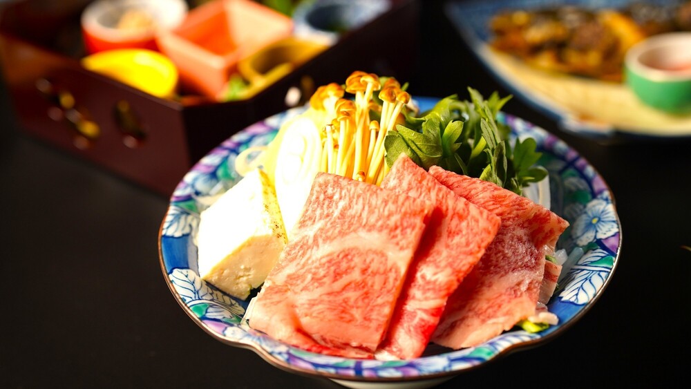 【郷土会席プラン】信州牛すき焼き＋信州名物国産馬刺し 