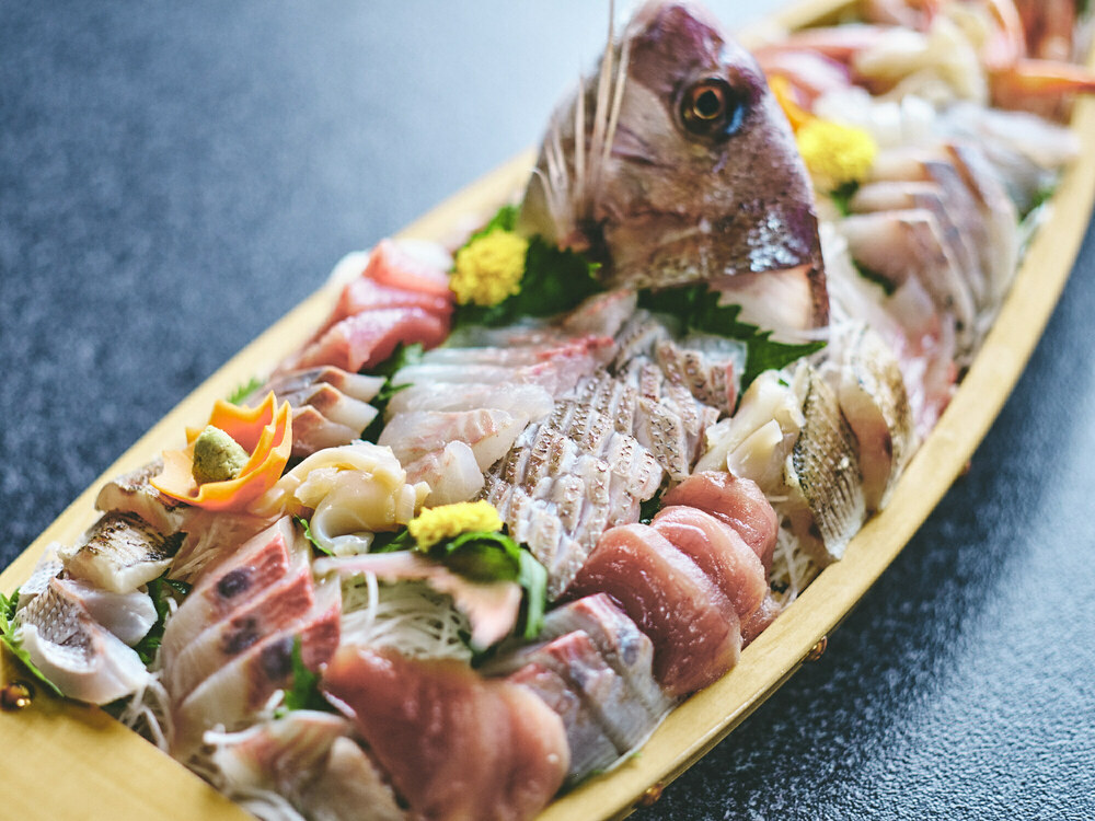 舟盛りで富山湾のお刺身満喫プラン（一泊二食サウナ付き）