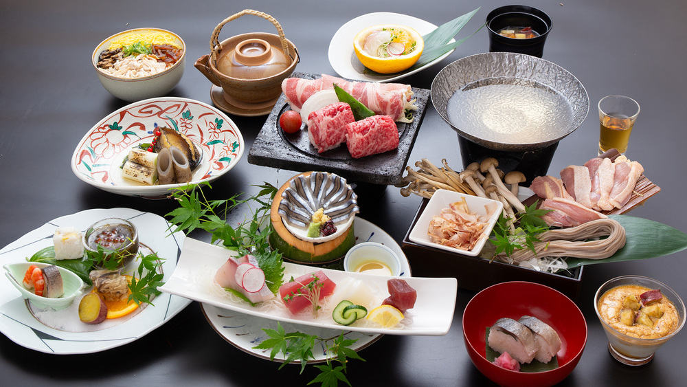 【宿泊割対象プラン】選び抜かれた薩摩の“極”を、ひとつの饗宴に！薩摩極み会席プラン